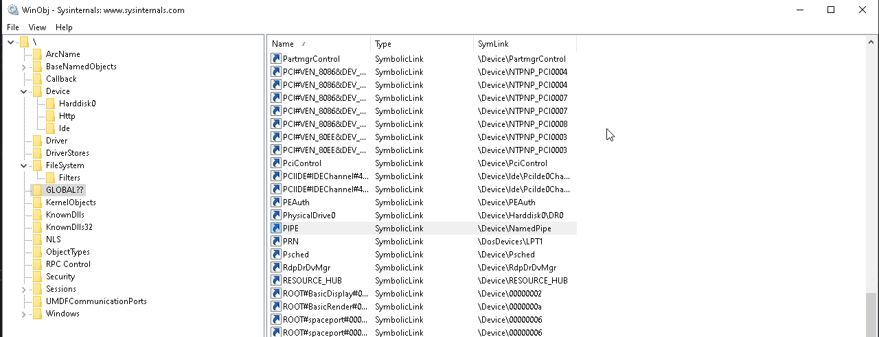 NamedPipe SymbolicLink